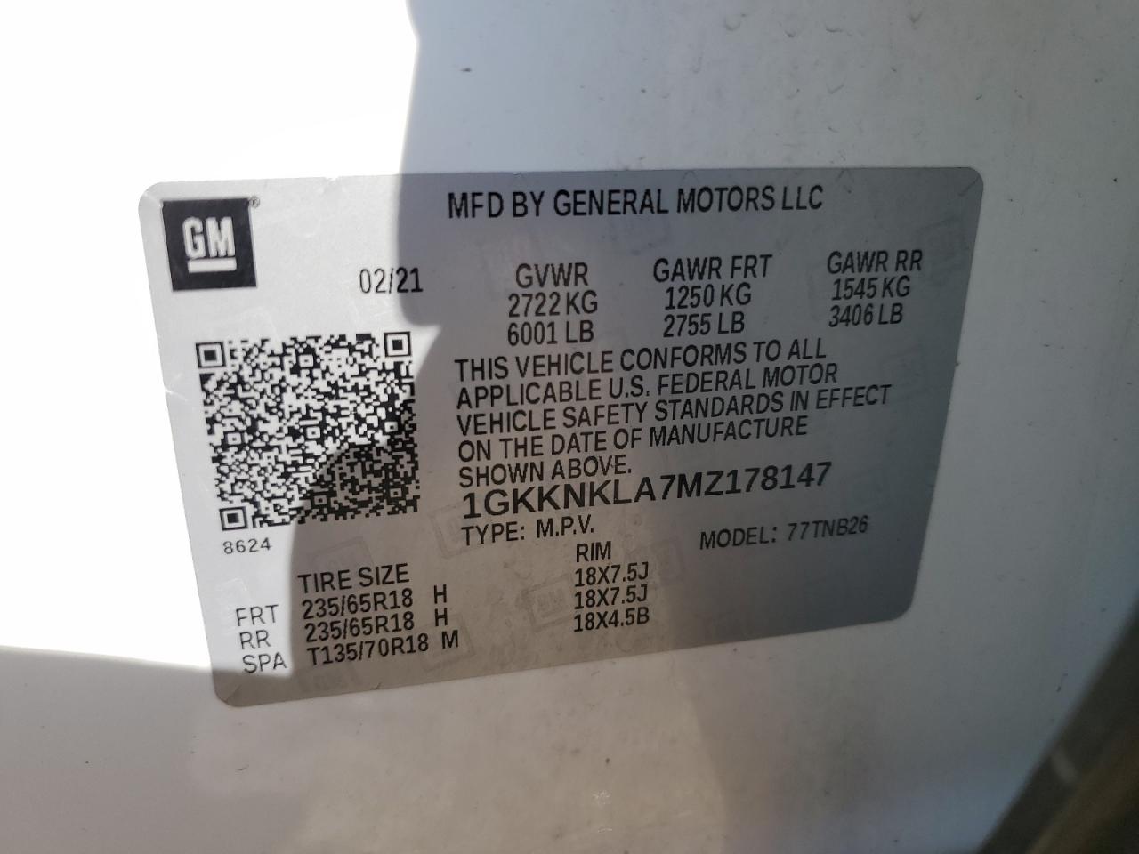 GMC Acadia Sle Image 8