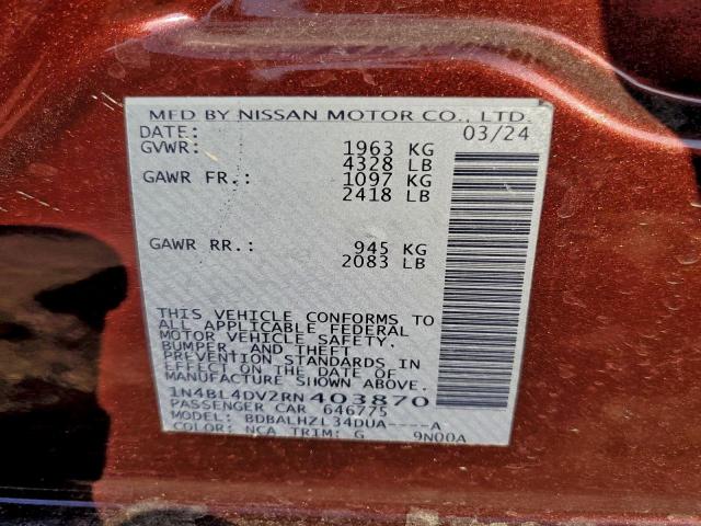 Nissan Altima Sv Image 2