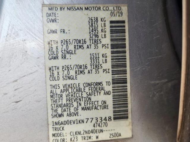 Nissan Frontier S Image 7