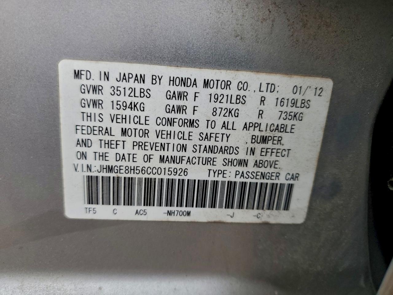 Honda Fit Sport Image 9