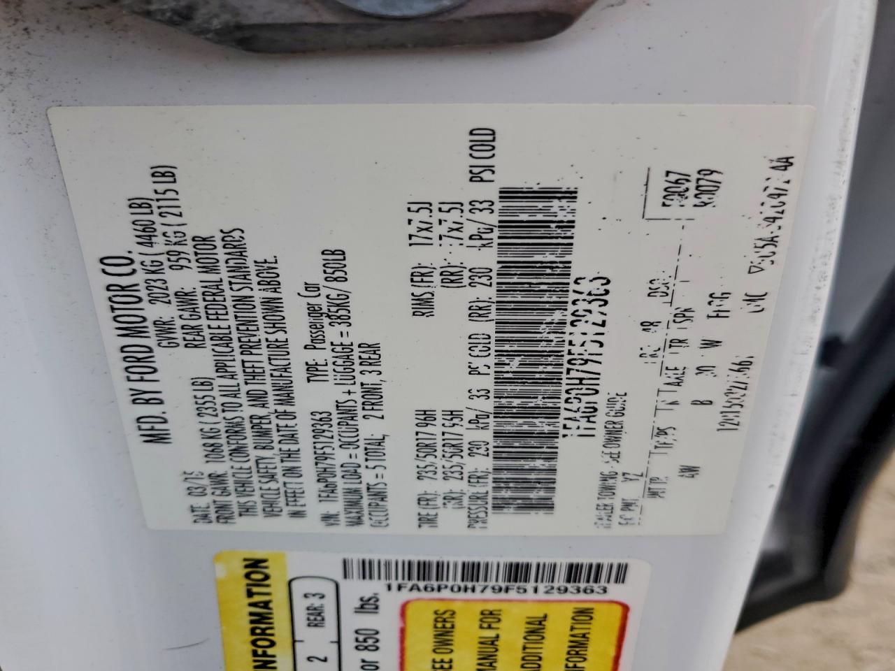 Ford Fusion Se Image 9