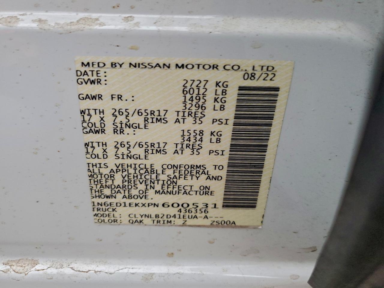 Nissan Frontier S Image 11