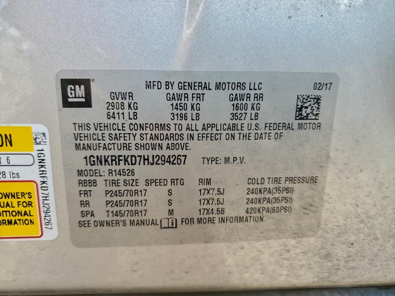 Chevrolet Traverse Ls Image 8