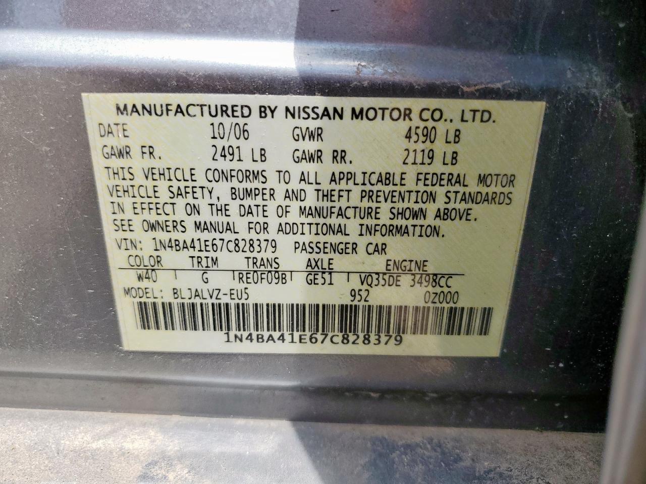 Nissan Maxima Se Image 9