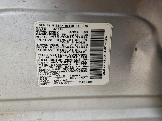 Nissan Rogue S Image 13